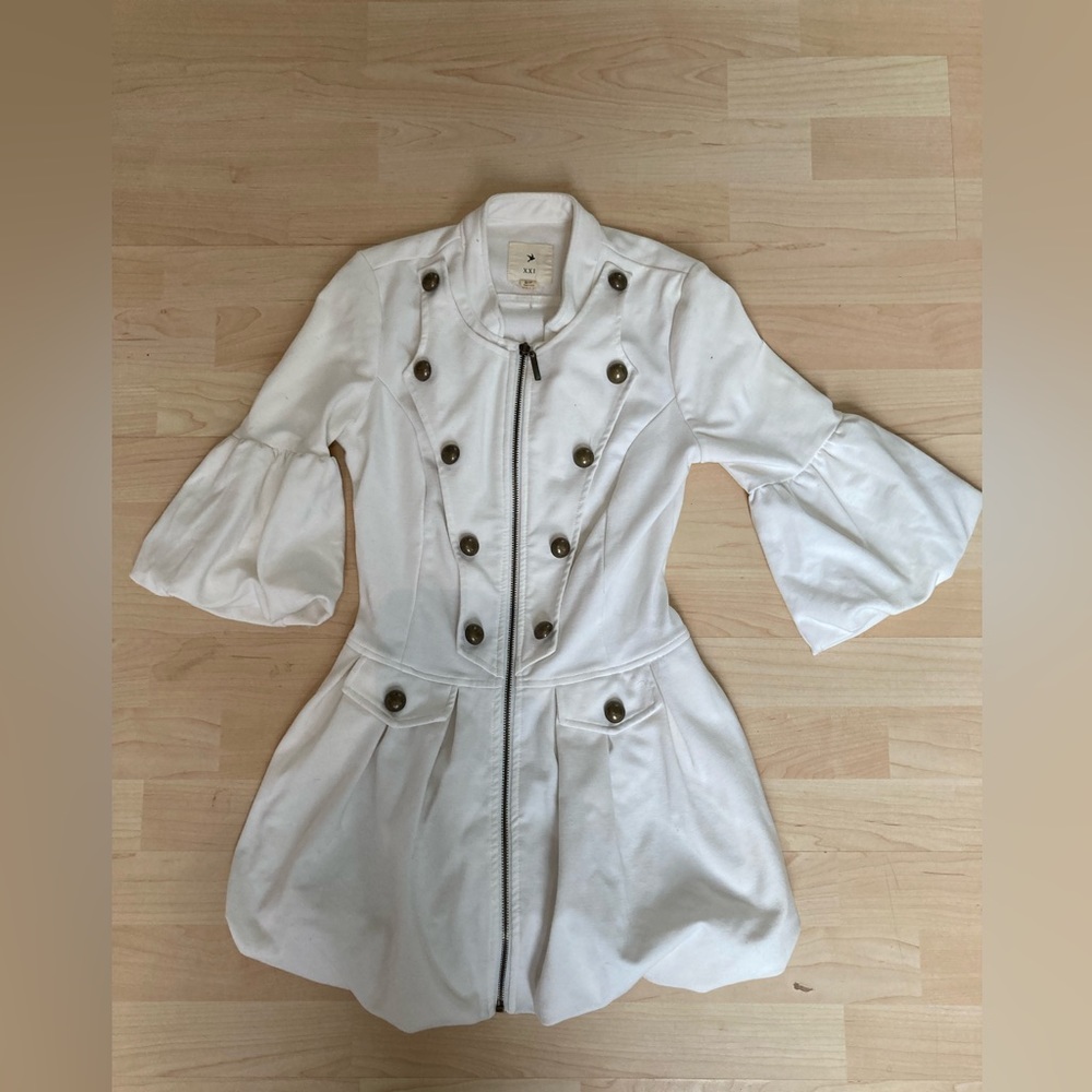 Stylish white coat